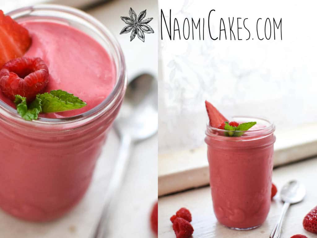 Strawberry Raspberry Smoothie [Recipe] - NaomiCakes