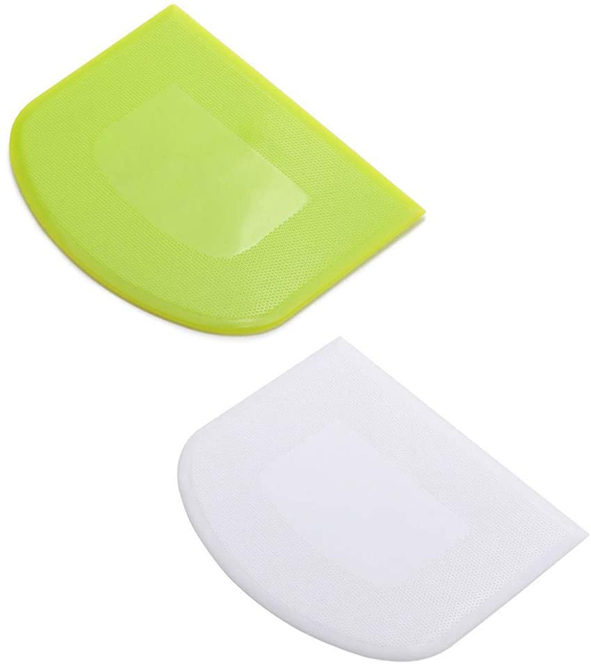 Plastic Bowl Bench Scraper Set Of 2   Dough Scraper Plastic 