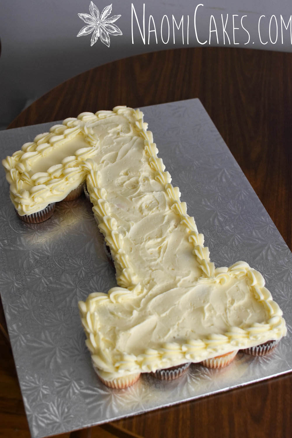 Number 1 Shape Cake - 3Kg - Ammas Pastries