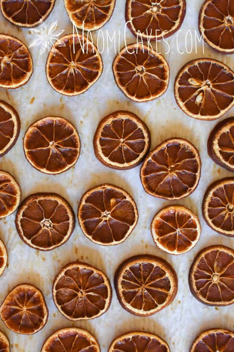 How to Dry Oranges in the Oven [Tutorial] - NaomiCakes
